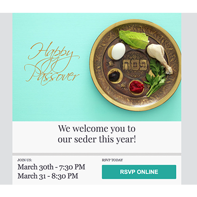 Passover - Seder Invite